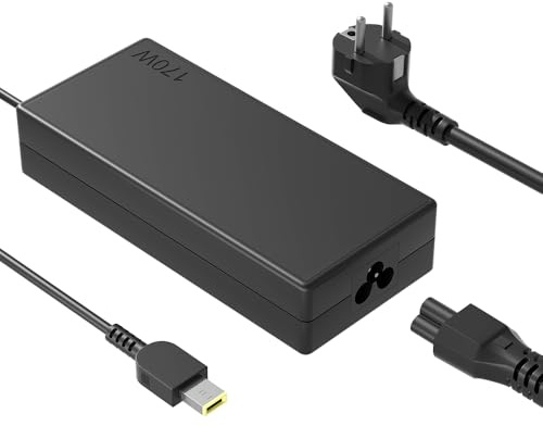 170W Netzteil für Lenovo Thinkpad P1 P50 P51 P52 P53 P70 P71 P73 P17 P16 P15 T15g P15v T15p P16v X1 Extreme, Legion 5 S7 R720 Y720 Y730 Y540 Y530 Y520 Y7000 IdeaPad Yoga 5 7 9 Y40 Y50 LOQ Laptop