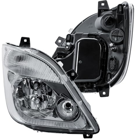 LONGLING Faro anteriore Faretto Anteriore Destro con Motore senza Faretto Antinebbia per Mercedes Sprinter W906 2006-2013