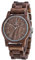 LeeEv Holzuhren Uwood Serie 40mm Unisex Natürliche Handarbeit Holz Uhr mit Geschenkbox & Band verstellbar