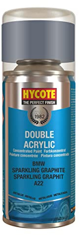Hycote Double Acrylic Aerosol Car Spray Paint, BMW - Sparkling Graphite, 150 ml