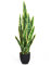 GIANTEX Planta Artificial 90 cm, Planta de Serpiente Artificial para Oficina en casa, Plantas Falsas en Maceta para Salón Jardín Oficina, Decoración Moderna (Verde Claro)