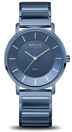 BERING Damen Uhr Solar Movement - Solar Collection mit Edelstahl und Saphirglas 19535-797 - Wasserdicht: 3 ATM