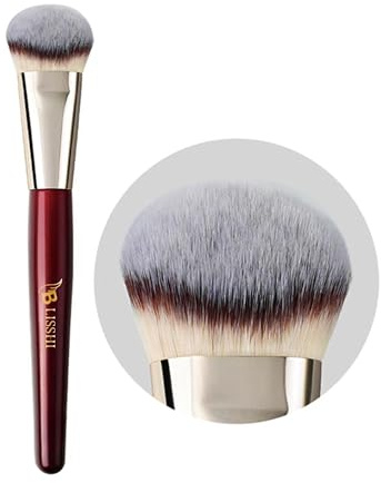 BLISSHI-Foundation Brush- Contoured makeup Brush-Perfect for Cream and Liquid Foundation Application-Blushing-Bronzer-Ideal for Blending and Highlighting Face Brush