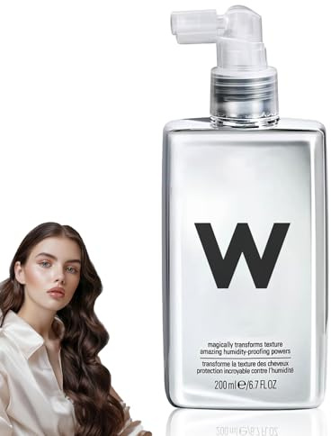 Anti Frizz Spray für Alle Haartypen, Superglattes Haar, Hitzeschutz für Haare hält, Glanzspray für geschmeidige Haare, 200ml