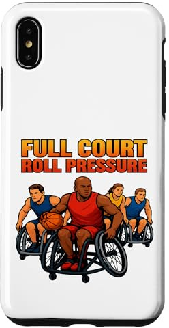 Jeux de Sport adaptatifs de Basket-Ball en Fauteuil Roulant Coque pour iPhone XS Max
