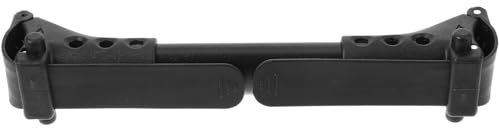 GLEAVI Conector Ajustable de Plástico Negro para Cochecito Gemelar Diseño Ligero y Longitud Regulable de 20-25cm, Accesorio Adecuado para Padres Bebés Gemelos