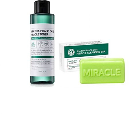 [SOME BY MI] AHA BHA PHA 30 Days Miracle Toner 150ml + Cleansing Bar 106g SET by Somebymi