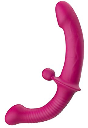 Doppeldildos G-Punkt Vibratoren für Frauen Lesbian Paarvibrator mit 10 Vibrationsmodi Fernbedienung Anal Vibrator Silikon Realistischer Dildo Vaginal Stimulator