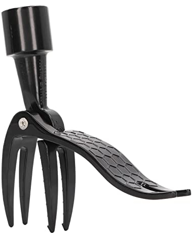 Hapivida Estirpatore Rimozione con 4 Artigli e Pedale, Estrattore di Erbacce Portatile Diserbante Manuale, Strumento da Giardino per Prato in Piedi all'aperto