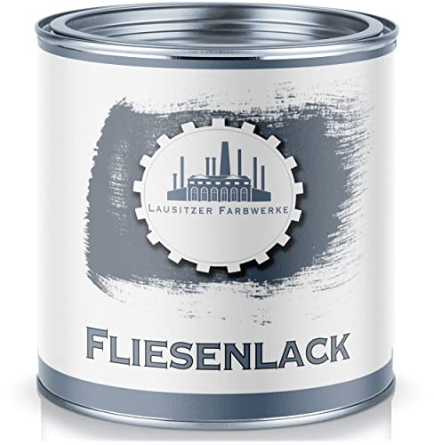 Fliesenlack 2in1 GLÄNZEND Tieforange RAL 2011 Orange Grundierung+Lack für Innen & Außen Decklack - besonders robust & schnelltrocknend - Lausitzer Farbwerke (1 L)