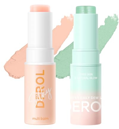 2Packs Stick Hidratante Facial - Bálsamo Hidratante Antiarrugas para Rostro y Contorno de Ojos - Hidratación Intensa y Instantánea - Ilumina y Refresca la Piel - Aporta un Brillo Para Piel