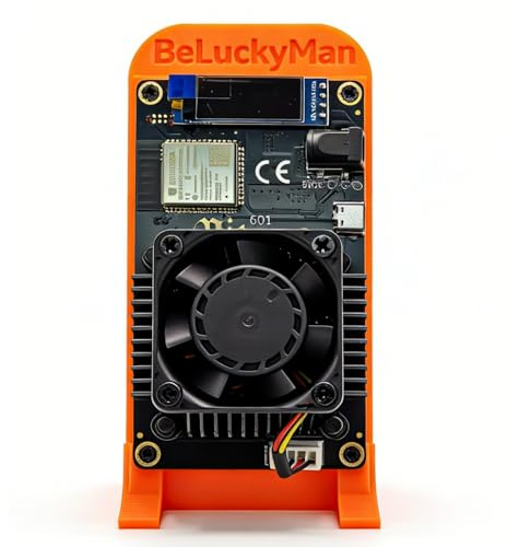 Bitaxes Gamma 601 Solo Miner Bitcions Miner BM1370 Asic Solo Miner-1.2TH/S-18W/TH Open-Source System 2.4G WiFi Household Low Noise Easy to Operate and Lucky Cryptocurrency Mining Machine.
