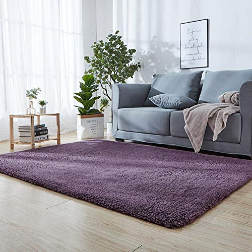 Cuscino per divano in pelle di agnello grigio ultra morbido, 100 x 160 cm, soffice e antiscivolo, accogliente, in finta pelliccia di pecora, perfetto per soggiorno e camera da letto
