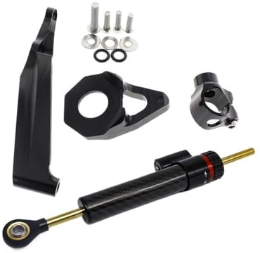 Dirección Amortiguador Motocicleta Soporte De Montaje del Amortiguador Dirección Estabilizador Fibra Carbono para CBR600RR CBR600 RR CBR 600RR 600 2005 2006