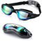 BNGXR Lunettes de Natation, Lunette Piscine Anti-UV et Anti-buée, Sans Fuite Lunettes de Natation Professionnelles étanches pour Adulte Homme Femme Youth
