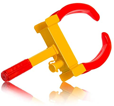 Diebstahlsicheres Autoschloss, Hochleistungs-Radklemmenschloss, Reifenklemmen-Radschloss-Anti-Diebstahl-Unterlegkeilschloss, Autoanhängerrad, für Auto, LKW, SUV, ATV, Wohnmobil (Farbe: 11 Löcher, Gr