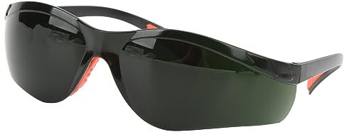 Depisuta Welding Glasses, Comfy Wearing Welding Goggles, Anti-Glare Eye Protective Safety Glasses for Welders for Welding, Soldering, Cutting, and Other Industrial (Dark Green)