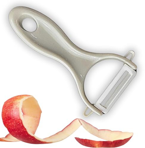PARENCE.- Pelapatate per frutta e verdura con lama in ceramica - Alta precisione e durata nel tempo - Risparmio economico versatile