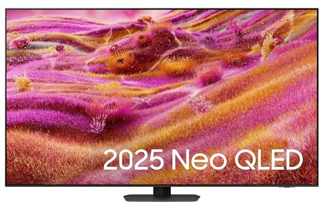 Samsung 50 QN90F 4K Neo QLED TV, 165Hz, Mini-LED, AI Gen3, Glare-Free, HDMI 2.1, FreeSync VRR, Tizen 2025