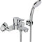 Ideal Standard BC676AA Wannenarmatur Alpha Aussenarmatur mit Zubehör, chrom
