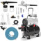 Airbrush Kompressor Komplett Set Profi Starter Set mit Dual Action Airbrush und Single Action Airbrushpistole