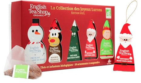 English Tea Shop Coffret Joyeux Lurons Thés de Noël Bio 10 Sachets