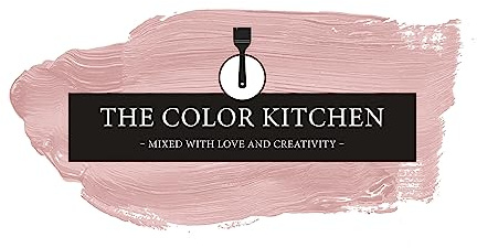 Livingwalls THE COLOR KITCHEN helle Wandfarbe - Malerfarbe für Wohnzimmer und Schlafzimmer - matte Innenfarbe in Rosa - 5l Deckfarbe in TCK7008
