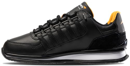 K-Swiss Men's Rinzler Gt X Mclaren Sneaker, Black/Papaya, 44 EU