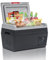 Techomey 20L Kühlbox 12V 230V, Mini-Kühlbox mit Anti-Schütteln, leise Auto-Kühlbox mit Kompressor für Auto, LKW, Boot, Wohnmobil, -20℃-20℃