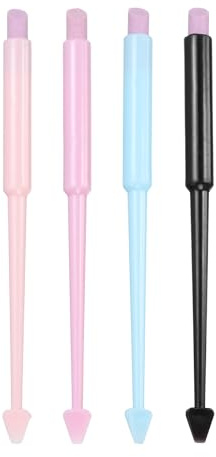 sourcing map 4pcs Pumice Stone Nail File, Pumice Nail Stick Cuticle Remover, Professional Quartz Stone Nail Filing Manicure Tool for Salon Nail Art Care