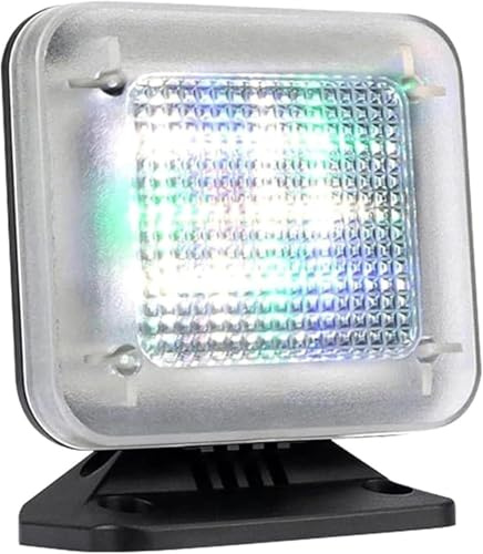OZPPM LED-lampa falsk TV-simulatorlampa, nattsäkerhet, anti-inbrott TV-lampa med 4 lägen, hemsäkerhet falsk TV för hemsäkerhet inbrottsskydd