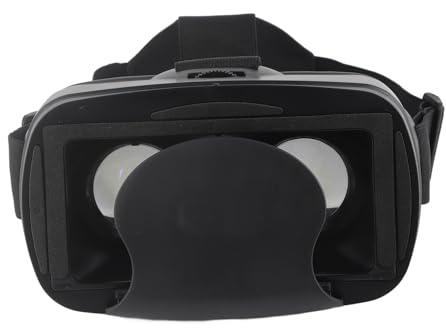 Yanmis Universal VR-glasögon 3D Virtual Reality-headset för Barn och Vuxna, 360° Panorama Stor Skärm Anti-blått Ljus, Justerbara Pupillavståndsglasögon för 3D-filmer Spel, Inget Behov
