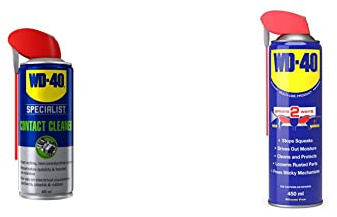 WD-40 Specialist Contact Cleaner 400ml & Multi-Use Product Smart Straw 450ml