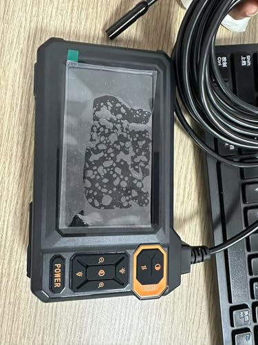 Endoskopkamera mit Licht, 4.3 Endoskop Kamera, 1080P HD Inspektionskamera mit 8 Einstellbaren LED Lichtern, Rohrkamera 5m Wasserdichtes Ip67 Halbstarrer, Kanal-Kamera für Automobilmotor