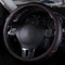 Auto Lenkradbezug, EIN 38cm Ultra-Dünnes Anti-Rutsch Lenkradbezug Leder, Steering Wheel Cover Vier Jahreszeiten Universell, Langlebig Auto Lenkradbezug(Schwarz)
