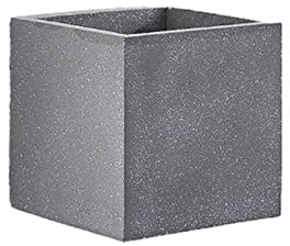 Lindby Beton Wandlampe Innenleuchte, Wandleuchte Betonlampe quadratisch Uplight und Downlight 1x G9 ohne Leuchtmittel Betonleuchte Wand Würfel