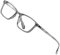 ATTCL Unisex blaulichtfilter brille zum Blockieren von UV-Kopfschmerz ohne sehstärke Computerbrille BL5577 Transparent+grey