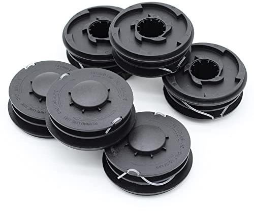 SWNKDG 6 Stücke Fadenspulen passt für EINHELL GC-ET 4530 Set,Länge: 10m, Ø1,60mm
