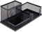 memobe Schreibtisch Organizer - Multifunktionaler Schreibtisch Organizer - Stifteköcher für Stifte, Büro, Zuhause, Schule - Metall Büro-Organizer - Platzsparendes Desk Organizer - Schwarz