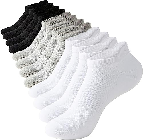 Womens Ankle Socks Cotton Athletic Gym Running Low Cut Socks Size 9-11
