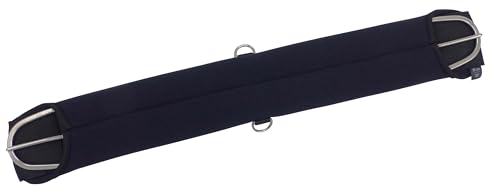 APPALERO Western Sattelgurt Memory Foam 30 – Schwarz, anatomisch, Edelstahl‑Schnallen