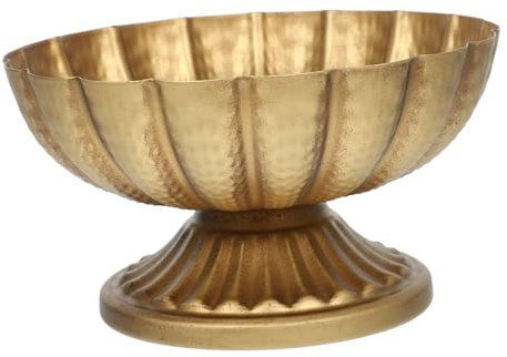 HOLIDYOYO Planter Iron Flowerpot Decorative Urn Urn Plant Pots Outdoor Retro Flower Pot Wedding Balcony Planter