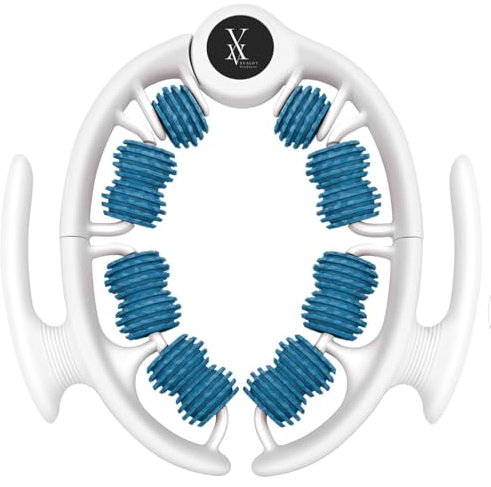 XVALOT PRODUCTS - Masajeador Anticelulitico Reductor, Masaje Ayuda Para la Eliminación de Celulitis y Liquidos, Ideal Para Piernas, Gluteos, Brazos y Abdomen, Desmontable. (AZUL)