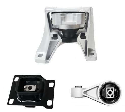 Yllshengyu Engine Motor Transmission Mount Kit - Compatible with Ford Transit Connect 2010-2013 2.0L, Focus 2005-2007 2.0L & 2003-2007 2.3L, Replaces OE A5495 A2939 A2986 Set of 3