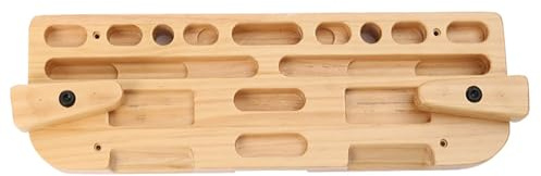 Tbest Klättring Av Grepptränare Hangboard för Effektiv Styrketräning Smidig Yta med en Avtagbar Nyp Kan du överväga Hemmaterialet Trägernmaterial (Naturträ)