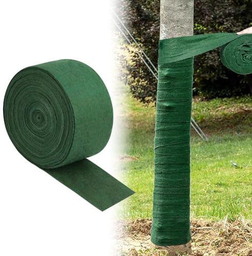 NUTKIT 20M*12CM Telo Termico Protettivo Antigelo, Fascia di Protezione per Alberi, per Proteggere Il Tronco degli Alberi, Piante e Piante Antigelo e Bendaggio per Mantenere Caldo e Idratare