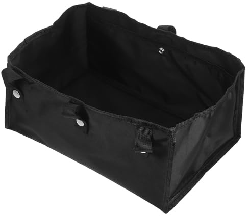 CONGARTENO Bolsa Colgante para Andadores con Gran Capacidad Diseño bajo Asiento para Fácil Acceso y Almacenamiento Práctico Compatible con Andadores de Cuatro Ruedas y Sillas de Ruedas Negro