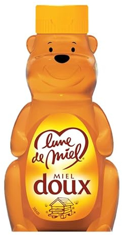 Lot de 6 Doseurs Ourson 250g Miel doux Lune de Miel