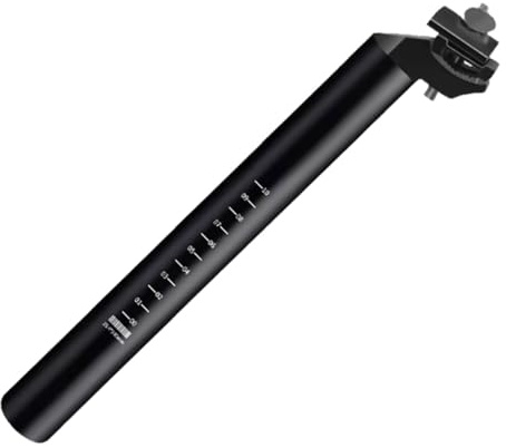 Harilla Tige de Selle de vélo, Composants de Remplacement, Tige de Selle Robuste, Longueur 300mm, Tube de Selle pour Faire du vélo de Montagne, 31.6 mm x 300 mm