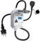 Mobiler Digitaler Stromzähler mit CEE Stecker/Kupplung, IP67 Wasserdicht, 16A 400V 3-Phasen, Industriestecker LED-Stromzähler mit Leckschutzschalter